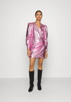 CrasYVONNE DRESS - Cocktailklänning - Metallic Pink