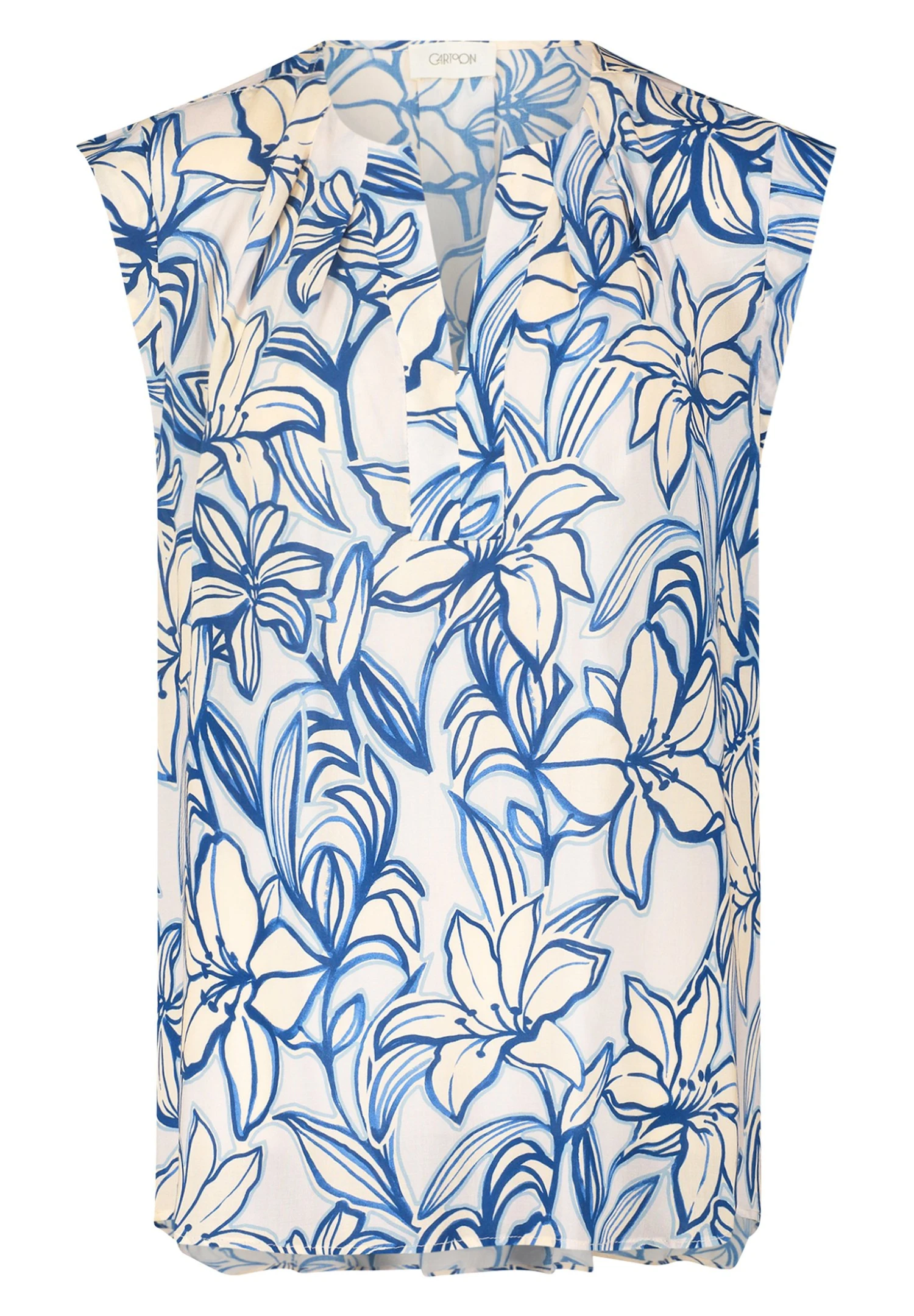 CartoonCASUAL-MIT MUSTER - Blus - Light Blue/blue 7 CartoonCASUAL-MIT MUSTER - Blus - Light Blue/blue - Bild 5