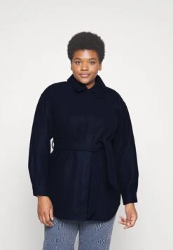 Vero Moda CurveVMVINCE JACKET - Klassisk Kappa / Rock - Navy Blazer/solid