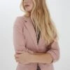 FransaBlazer - Misty Rose